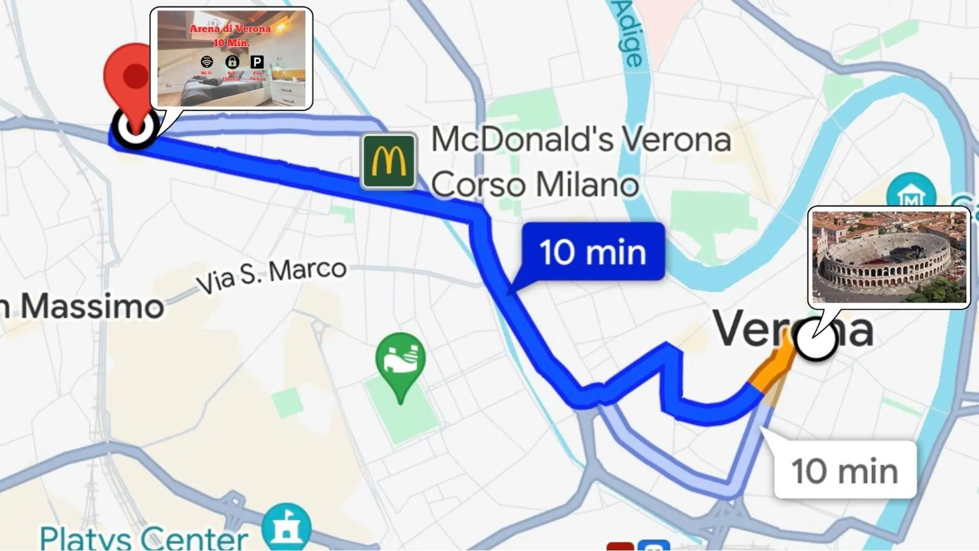 Arena Di Verona Free Parking Apartment